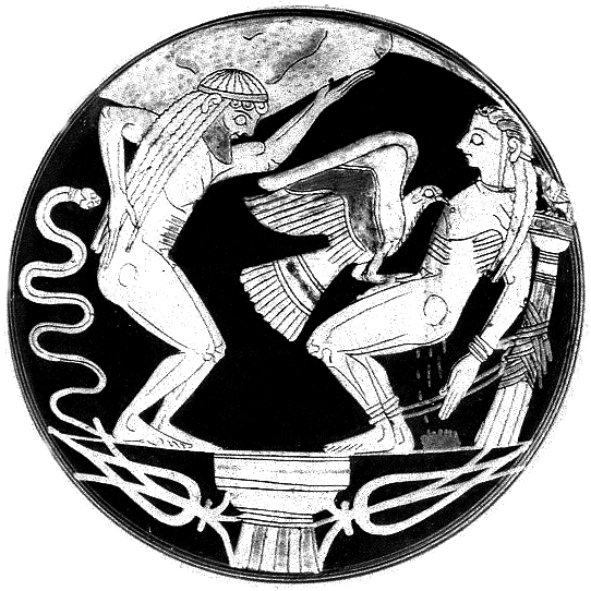 Prometheus in black and white