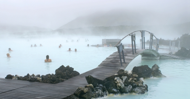 Iceland geothermal hot springs